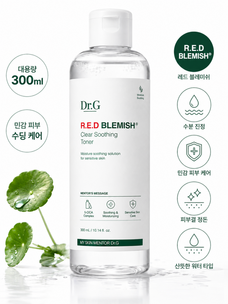 닥터지 레드 블레미쉬 클리어 수딩 토너 300ml 제품 이미지