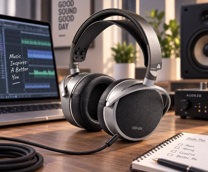 집에서도 스튜디오급 몰입감, AUDEZE LCD-S20 전문가용 평판형 모니터링 헤드폰