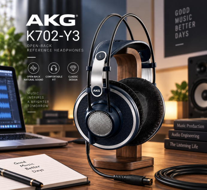집에서도 섬세한 사운드를 즐기는 AKG K702-Y3 오픈형 레퍼런스 헤드폰