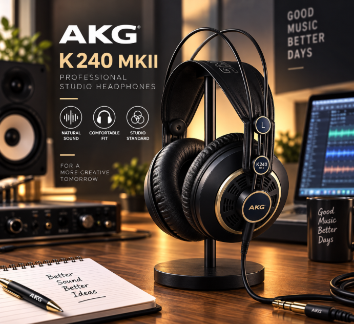 음악에 제대로 집중하고 싶은 날, AKG K240 MKII 프로페셔널 스튜디오 헤드폰