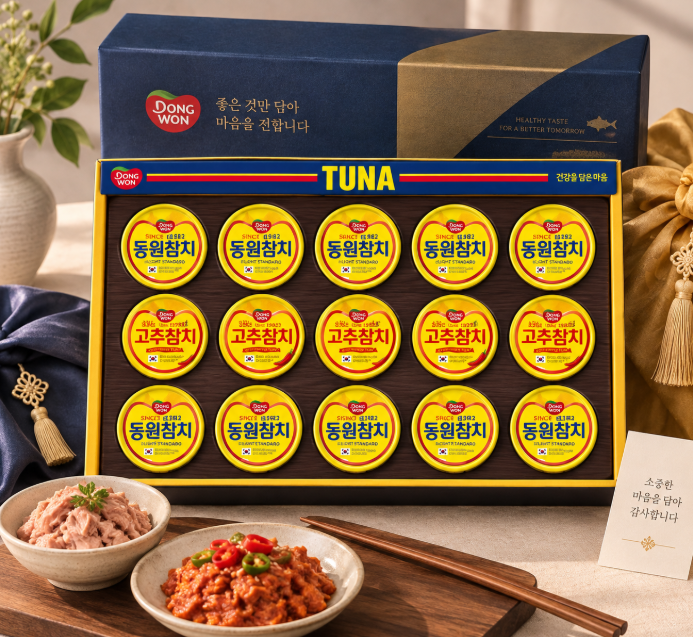 부담없는 명절 선물·실속 구성·온 가족 반찬으로 좋은 2만원대 동원참치 선물세트 S14호