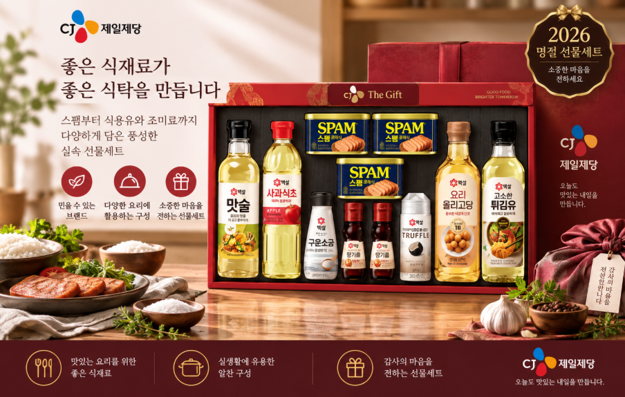 명절 선물·알찬 구성·주방 실속템 부담없는 3만원대 CJ제일제당 스팸 특선 DO호 선물세트 제품 이미지