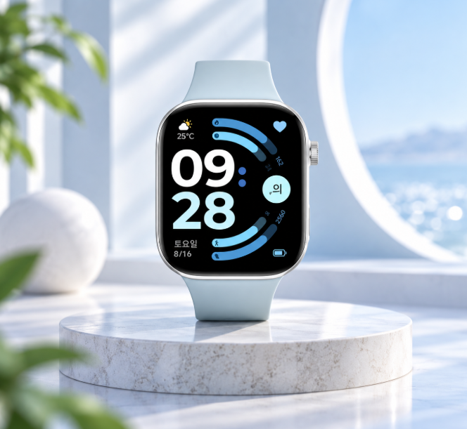 샤오미 Redmi Watch 6 블루｜블루투스 통화·한글 지원·건강관리까지 편리한 데일리 스마트워치