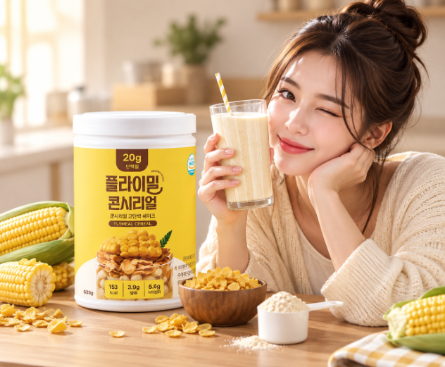 고소한 한 끼 든든한 단백질 플라이밀 콘시리얼 630g 최저가