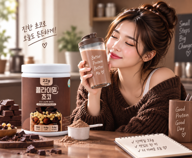 진한 초코맛 든든한 한 끼 플라이밀 초코 630g
