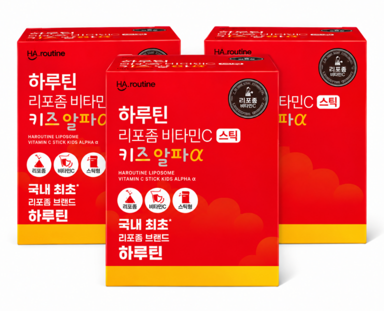 성장기 영양·간편 스틱·비타민C 하루틴 리포좀 비타민C 스틱 키즈 30포 3개