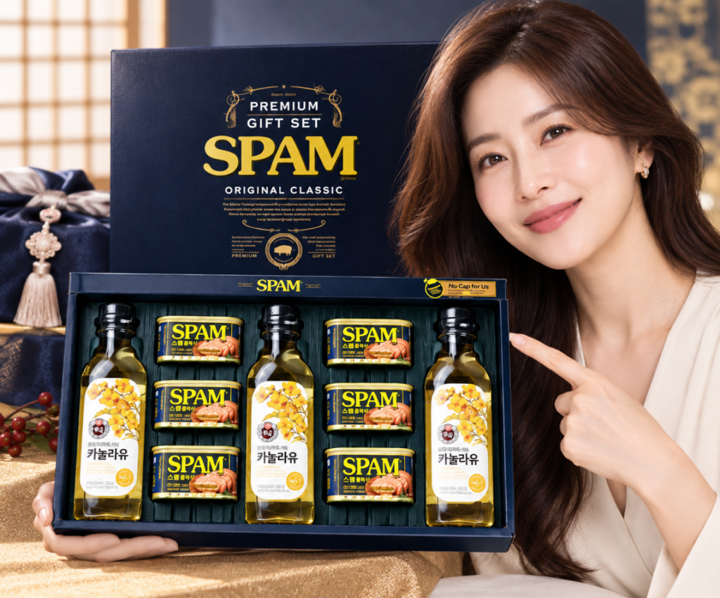 명절선물·실속구성·프리미엄 CJ 스팸 복합 2호 선물세트 제품 이미지