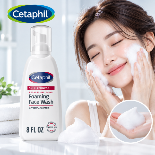 민감피부·순한 세안 촉촉 클렌징 세타필 포밍 페이스 워시 237ml