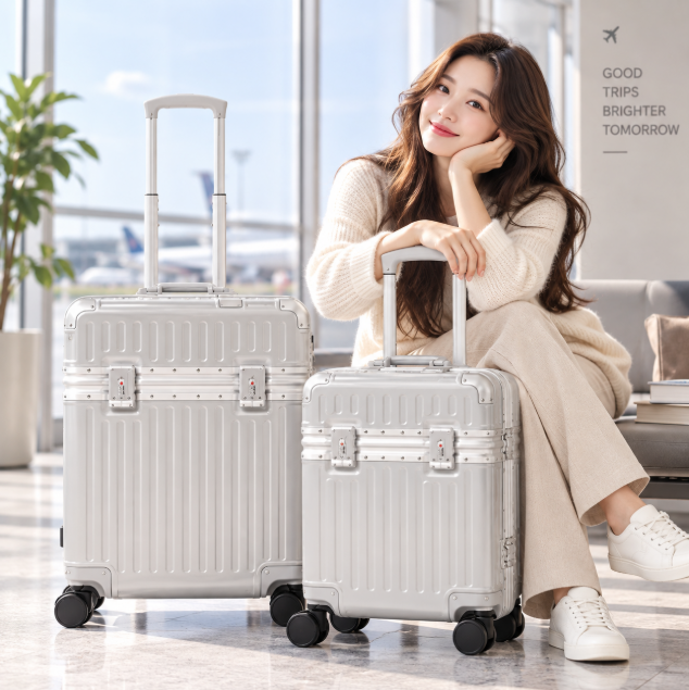 여행 수납·세트 활용 코르딕스 루프 캐리어 1+1 20·24인치 화이트