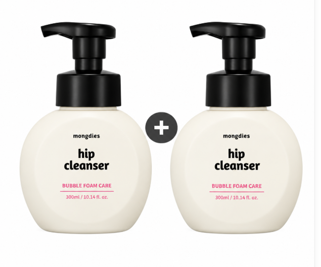 순한 세정·거품 케어 몽디에스 베이비 힙 클렌저 300ml 2개