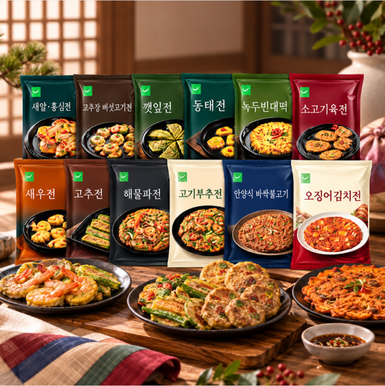 명절 상차림 간편하게 푸짐한 모듬전 12종 세트