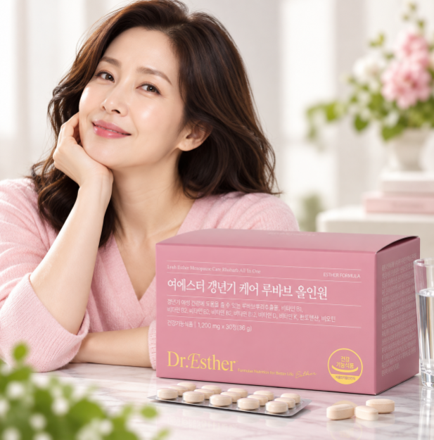 갱년기건강·활력관리·데일리케어 여에스더 갱년기 케어 루바브 올인원