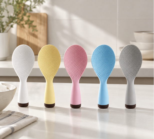 주방정리·깔끔한 조리 오뚝이 주걱 무게런시아 리한 롤리 5colors