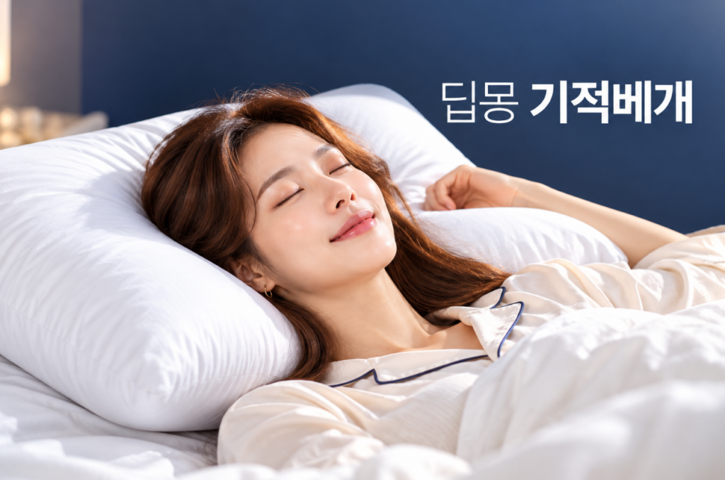 목 편안함·숙면 지지 푹신한 딥몽 기적베개 제품 이미지