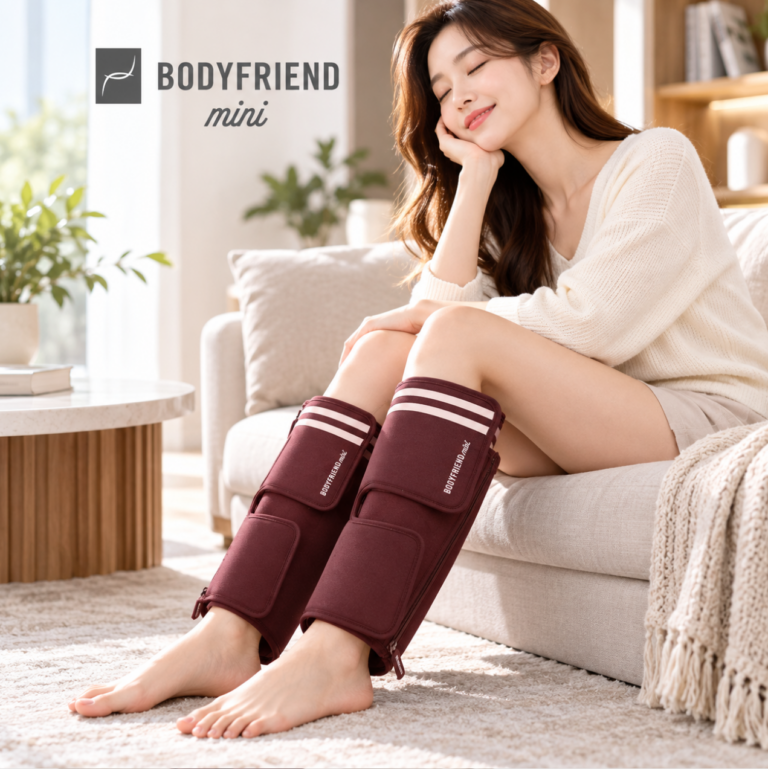 붓고 지친 다리 편안한 홈케어 바디프랜드 미니 종아리마사지기