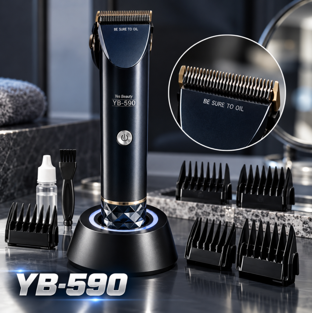저소음·정밀 셀프컷 온가족 이발기 예스뷰티 YB-590 제품 이미지