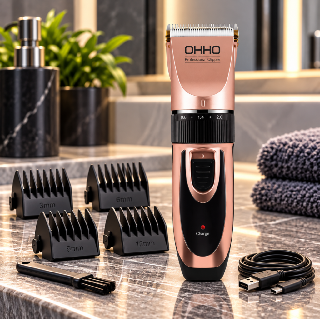 전문가용 무선 이발기 휴대용 usb 충전 이발기 저소음 클리퍼 바리깡 OHHO 제품 이미지