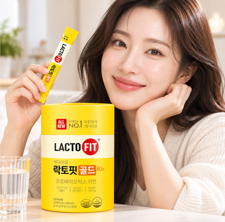 락토핏 정품 골드 80포, 160g 프로바이오틱스 아연