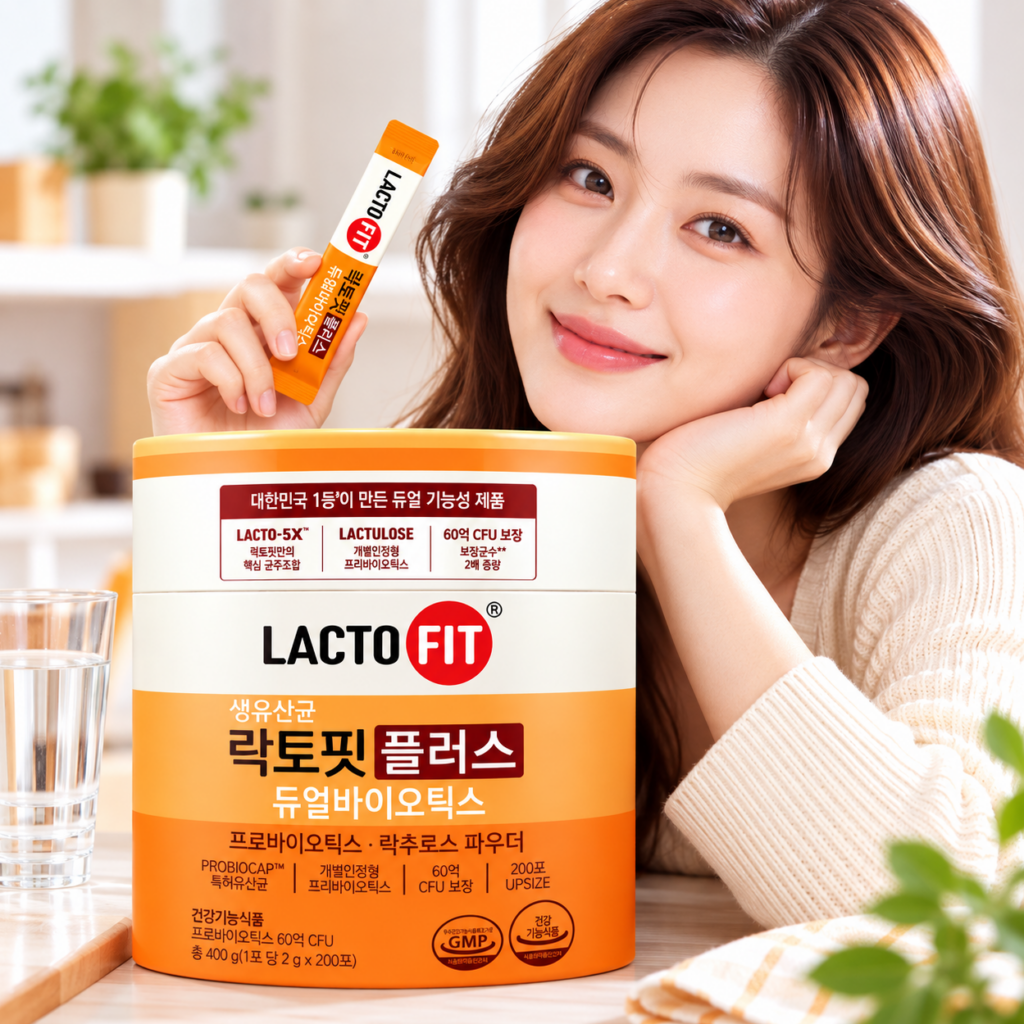 장 건강 듀얼로 대용량 유산균 락토핏 플러스 듀얼바이오틱스 제품 이미지