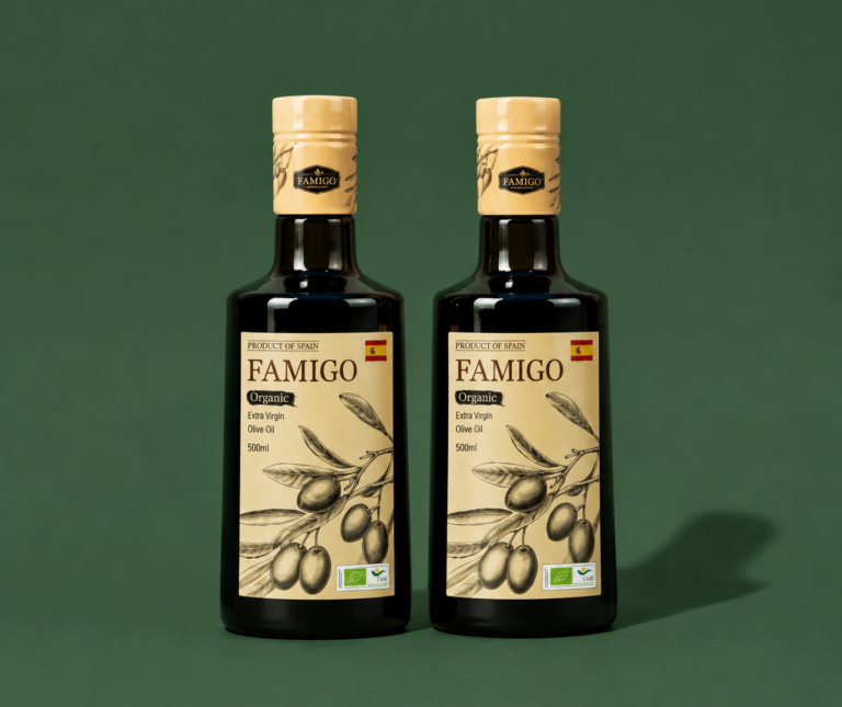 파미고 유기농 스페인 엑스트라 버진 올리브오일 냉압착 500ml 2병 추석 명절 선물세트