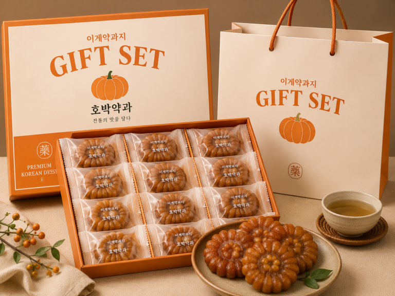이게약과지 호박약과 선물세트 400g 한과 답례품 명절 추석 선물세트