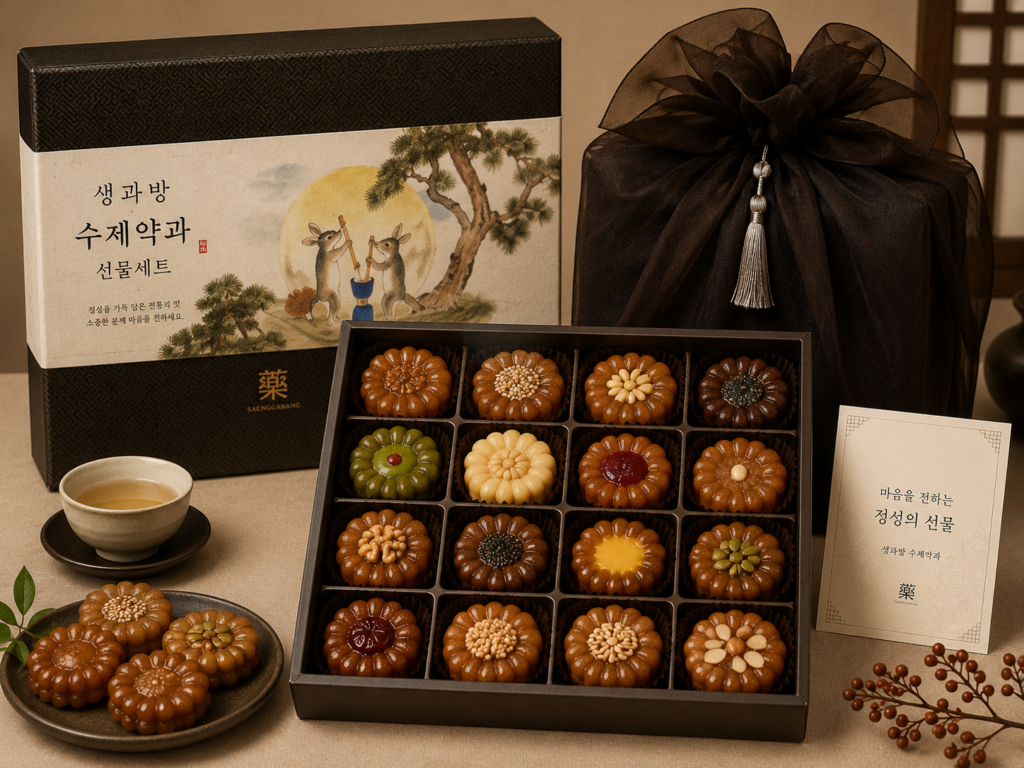 생과방 수제약과 선물세트 16개입 8종×2개 한과 추석 명절 선물세트 제품 이미지