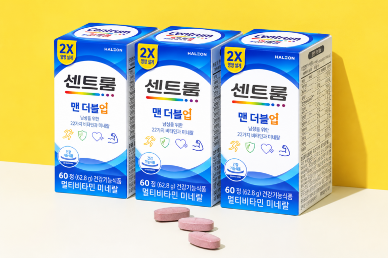 센트룸 맨 더블업 60정 3개 남성 멀티비타민 미네랄