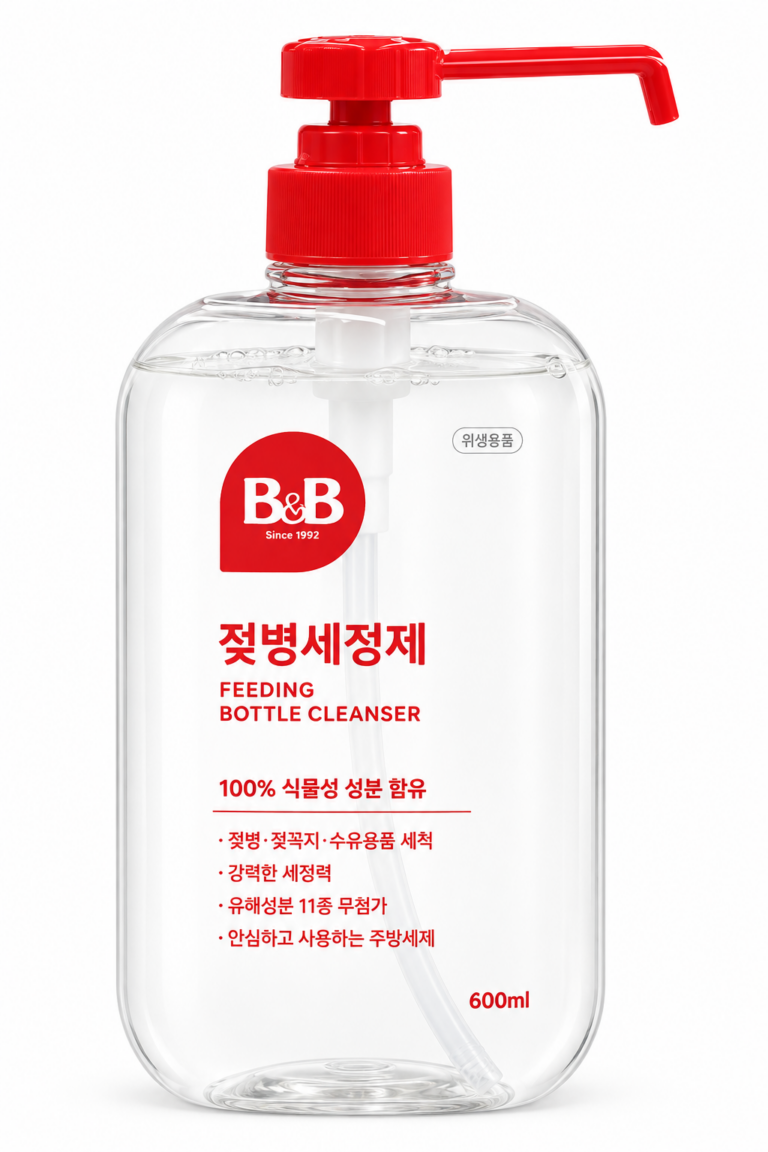 젖병 세척할 때 은근 편한 비앤비 액상형 젖병세정제 600ml