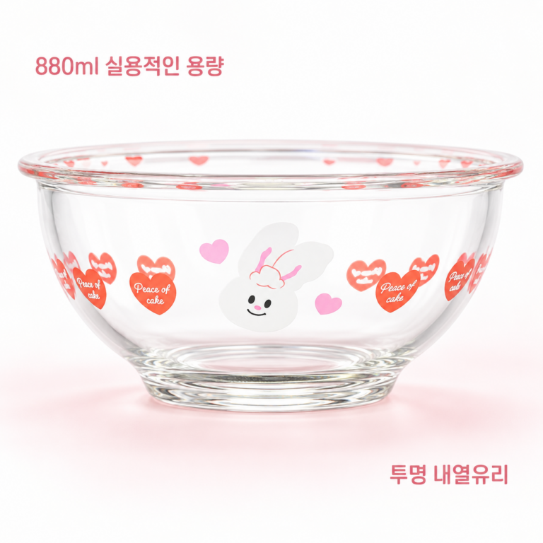 살림이 예뻐지는 감성 주방템, 파이렉스 노티드 내열유리 믹싱볼 880ml