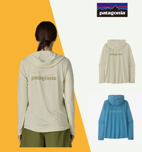 파타고니아 여성 캐필린 쿨 데일리 후디 캐스팅 로고 [26SS] 운동 런닝 봄 여름 가벼운