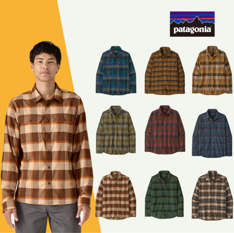 파타고니아 남성 캐니언아이트 플란넬 체크 셔츠 26FW 데일리 제품 이미지