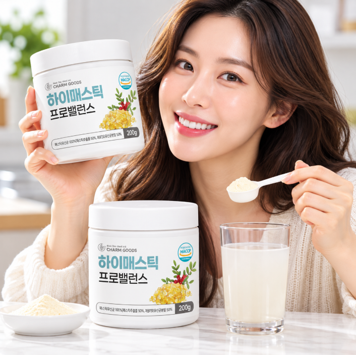매스틱유산균 추출물 위 장 메스틱 검 모유유산균 테르펜 분말 가루 파우더