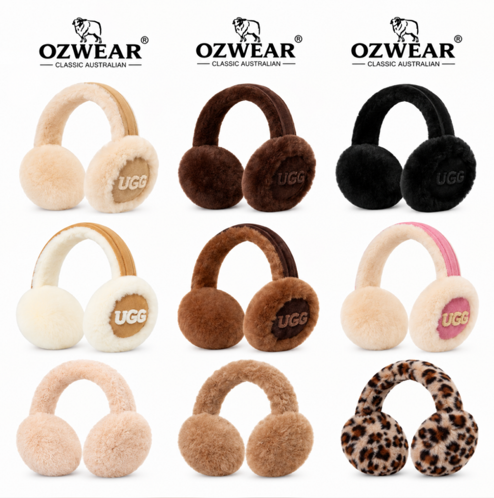 호주 오즈웨어 방한 성인 키즈 양털 양모 어그귀마개 이어머프 귀도리 EARMUFF 제품 이미지