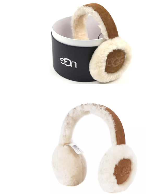 어그 UGG 여성 이어머프 엠브로이더리 귀마개 체스트넛