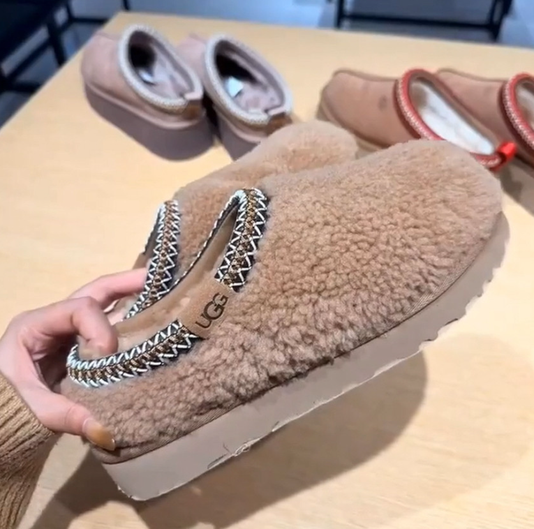 미국 어그 UGG 타스만 맥시 컬리 뽀글이 체스트넛 브라운 1158256K-CHE