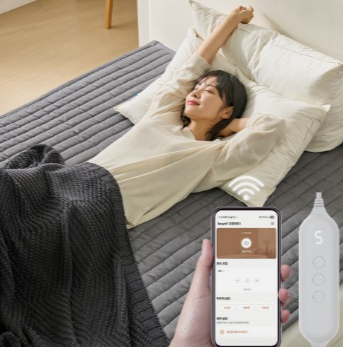 곰표한일 IOT 카본 탄소매트 개인별 원격제어 EMF 전기요 매트 1인용 미니싱글