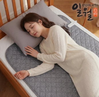 일월 전기매트 블랙오닉스 초절전형 워셔블 탄소 카본매트 전기장판 싱글