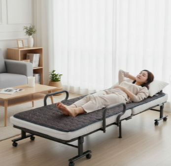 한일온열기 그래핀 전기 병원침대 매트 방석 온열매트 장판 카본 탄소 미니 1인용 70×190 블랙