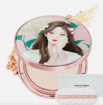 메이크업헬퍼 아트 블러 팩트 오리지널 프로 피니쉬 25g 소피아+퍼프 5매 세트