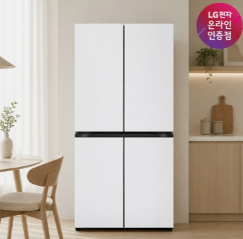 LG 디오스 AI 오브제컬렉션 4도어 냉장고 870L 1등급 T876MQQ011