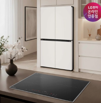 LG 디오스 AI 오브제컬렉션 매직스페이스 냉장고+LG 디오스 인덕션 (T876MEE111 + BEI3ASB2OE)