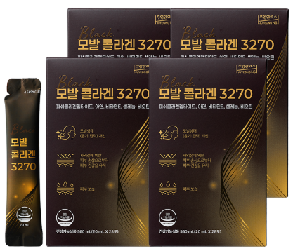 [본샤] 모발 콜라겐 3270 20ml 28포 4개, 28회분, 4박스
