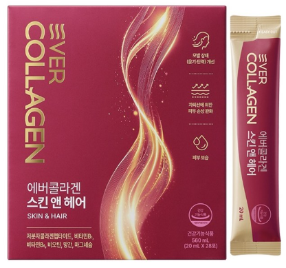 에버콜라겐 스킨 앤 헤어, 1개, 28회분