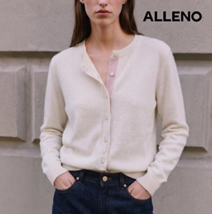 알렌오 [ALLENO Atelier] 26FW 캐시미어100 가디건
