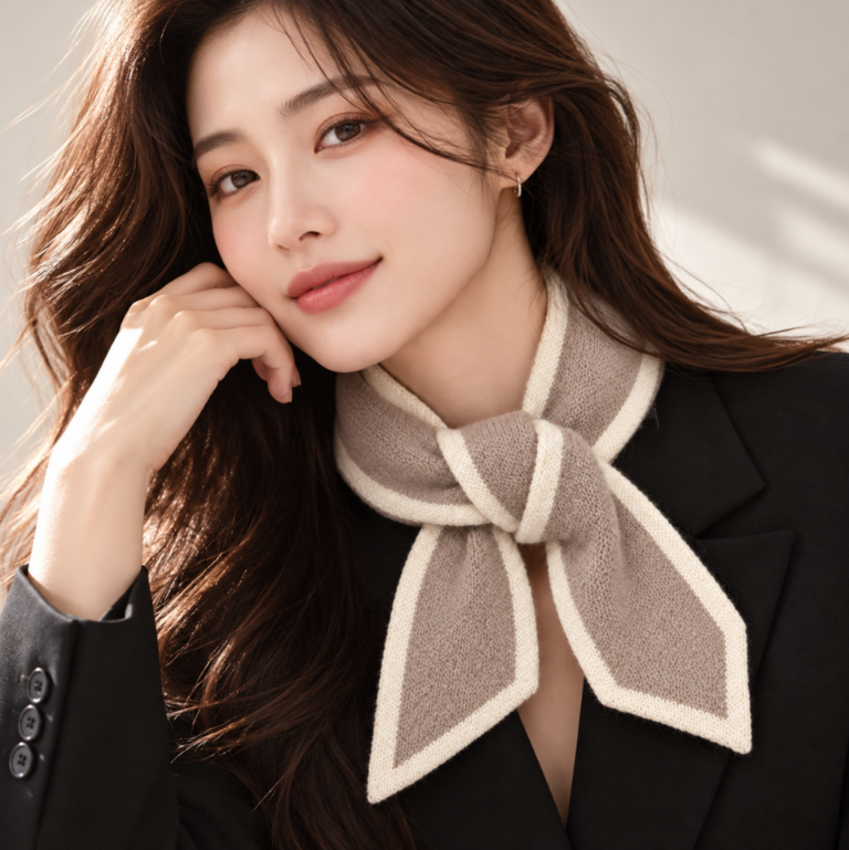 [정품]메트로시티 여성 머플러 목도리 울 캐시미어 머플러 선물포장