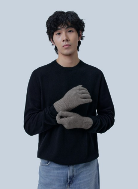 [GOBI] 고비 캐시미어 하이게이지 니트 장갑
