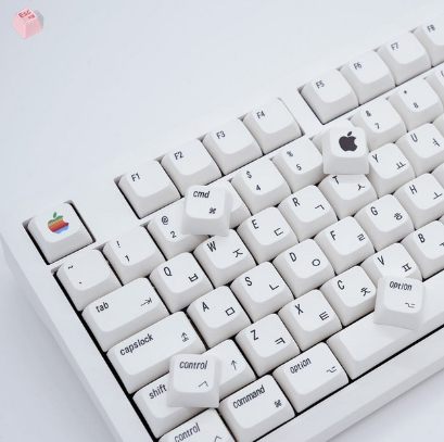 ESC7캡 애플 레트로 키캡 XDA PBT 염료승화 기계식 키보드 독거미 맥코 추천