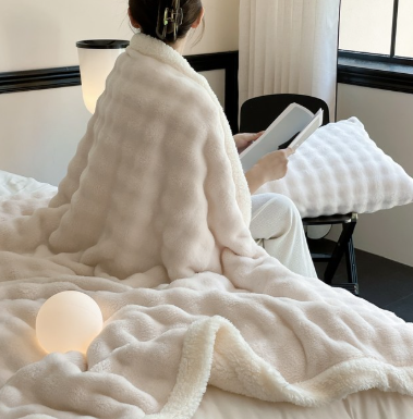 Cozy Aura 극세사 양털 양면 담요 차렵 이불 양모 무릎담요 캠핑담요 블랭킷 추천