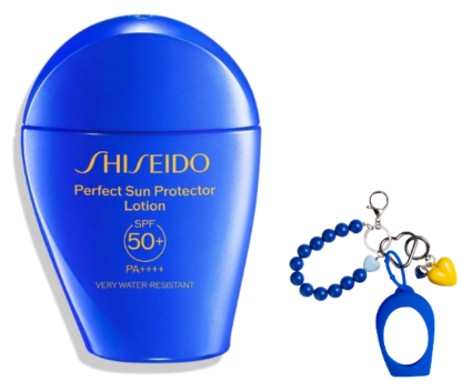 [샘플] 시세이도 파란자차 퍼펙트 선 프로텍터 로션 SPF50+ PA++++ 50ml (+파란자차 키링 1개 사은품 증정) 추천