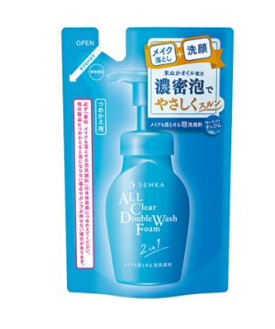 센카 올클리어 더블 워시 폼 리필 130ml 일본 화장품 추천